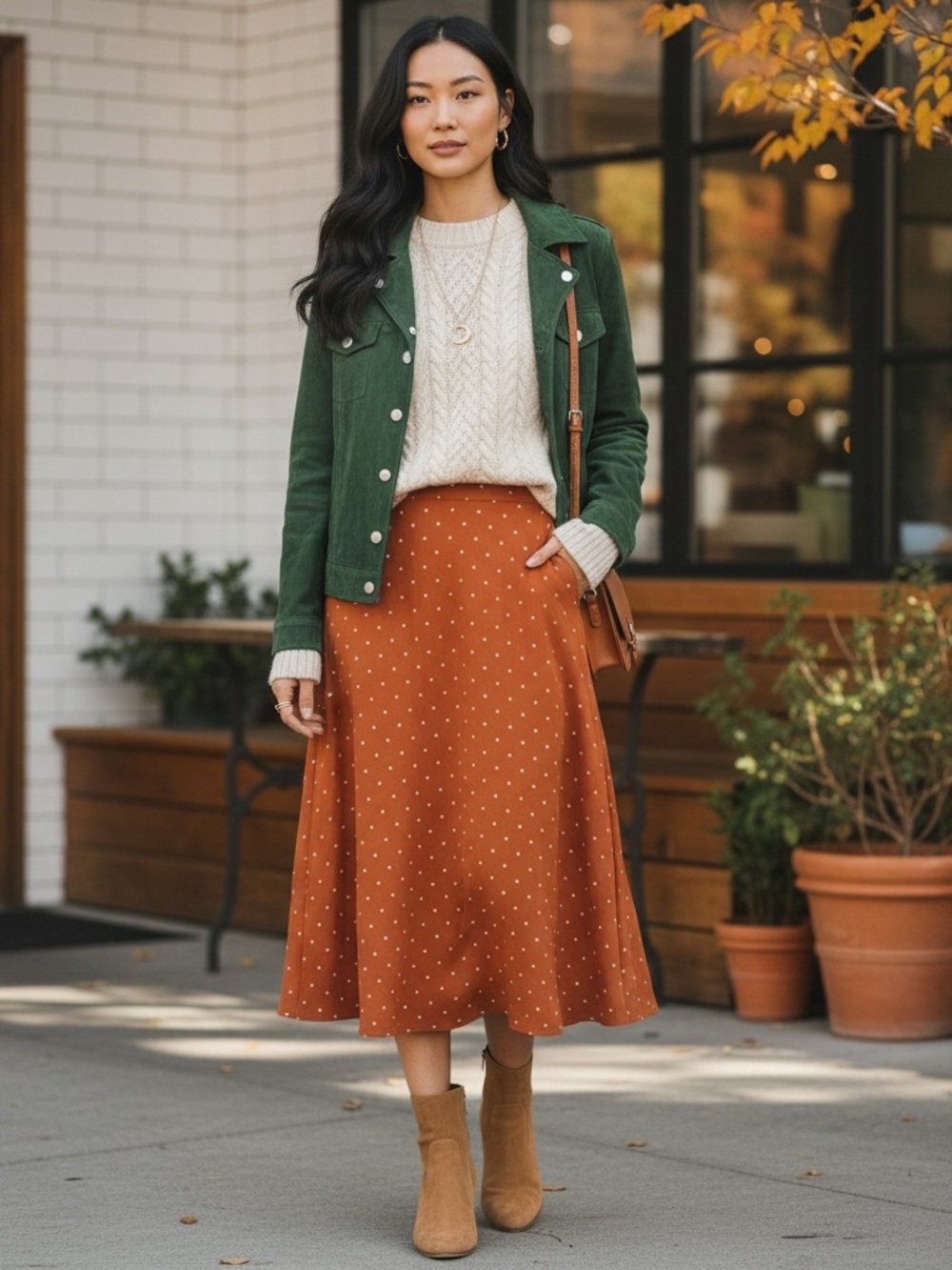 Madewell Atrium Midi Skirt Polka Dot Sweet Dahlia 8